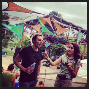 If a musician kept narrowly focused on a goal of landing a big record deal instead of launching an indie career these days, he'd totally miss the chance to play at a festival with Barenaked Ladies and be interviewed on TV. Like this handsome fellow did. 