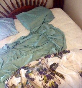 I'm so over you, horrible sheet.