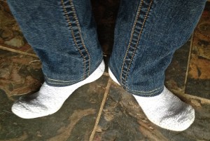 These may not be history's most fashionable jeans, but they are the most comfortable. And now they fit perfectly.