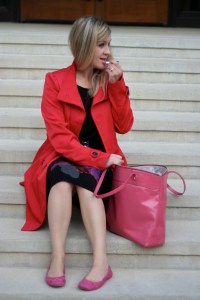 Millennial elder in action. Does all the pink help offset the term "elder?"