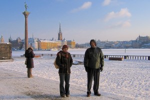 The truth of my story in Swedish Lessons is that nothing resembling the European adventure I had imagined ever happened. Yet here is a photo of me sightseeing in Stockholm with my family. It happened the week before I left, as my story was coming to a close, and the narrative of my character's time spent in Sweden was in no way impacted by it. Was it a lie to omit it? I don't believe so.