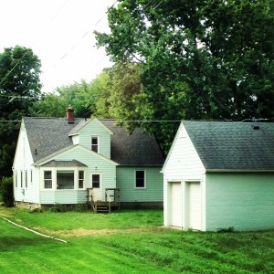 Here's the adorable house we bought. It was EXPENSIVE. But worth it. 