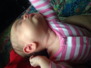 No, this blog has nothing to do with my baby. But here she is all the same. We're pretending she's illustrating my point about being lazy.